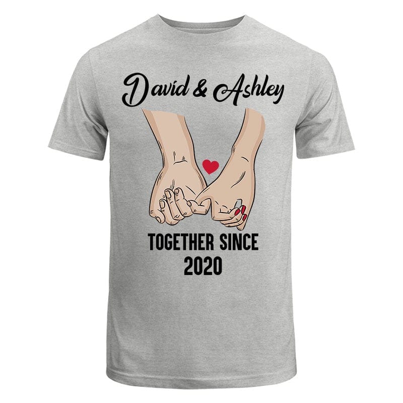 T-Shirt Couple Together Since Personalized Shirt
