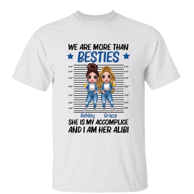 T-Shirt Doll Girls Accomplice Alibi Personalized Shirt Classic Tee / White Classic Tee / S