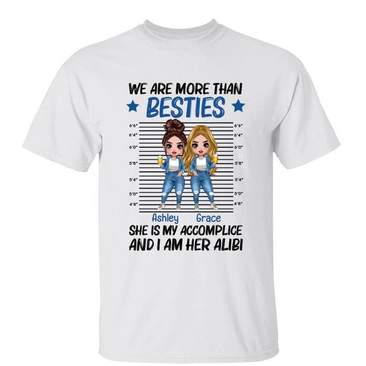 T-Shirt Doll Girls Accomplice Alibi Personalized Shirt Classic Tee / White Classic Tee / S