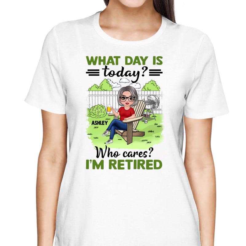 T-Shirt Doll Retired Man Woman Personalized Shirt