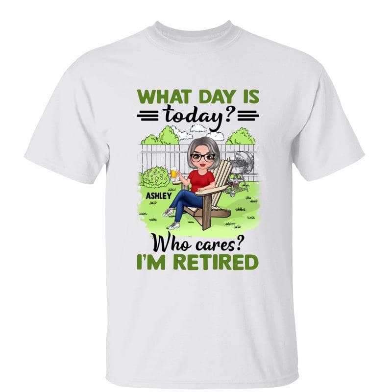 T-Shirt Doll Retired Man Woman Personalized Shirt Classic Tee / White Classic Tee / S