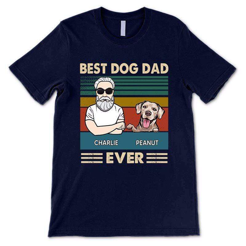 T-shirts Dog Dad Old Man Personalized Shirt