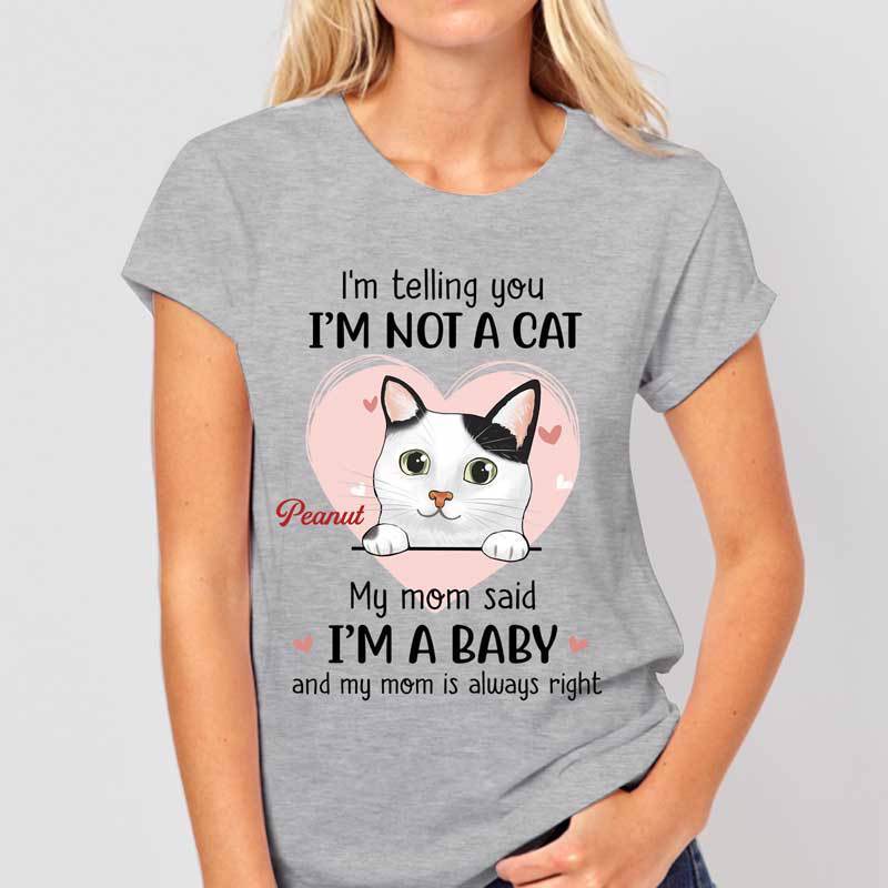 T-shirts My Mom Said A Baby Cats Personalized Shirt