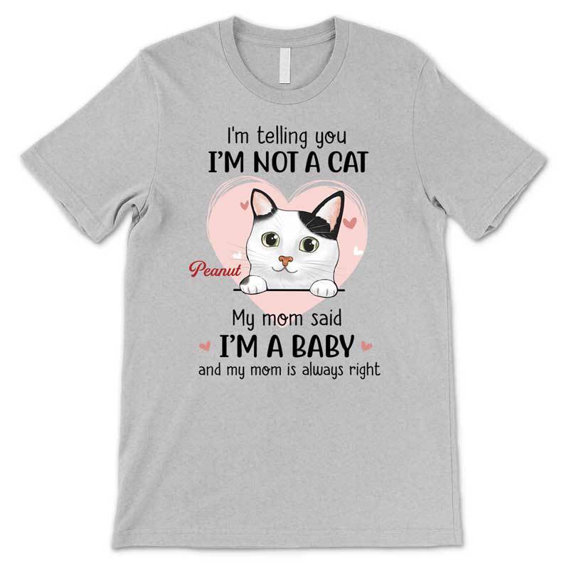T-shirts My Mom Said A Baby Cats Personalized Shirt