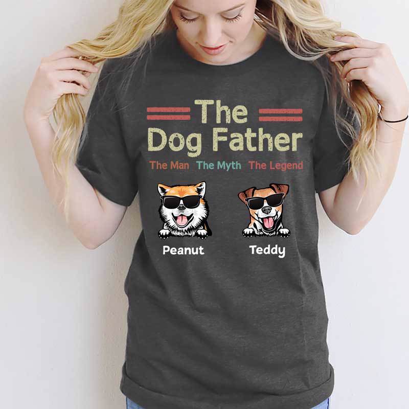 T-shirts The Dog Father Personalized Shirt