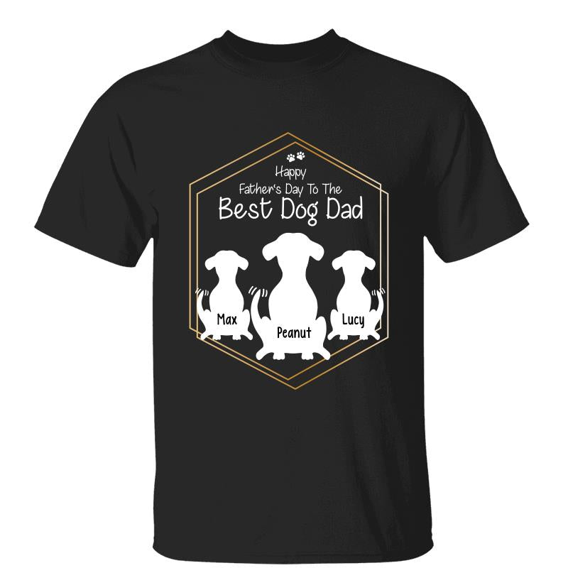 Best Dog Dad Father Day Personalized Dog Dad Shirt
