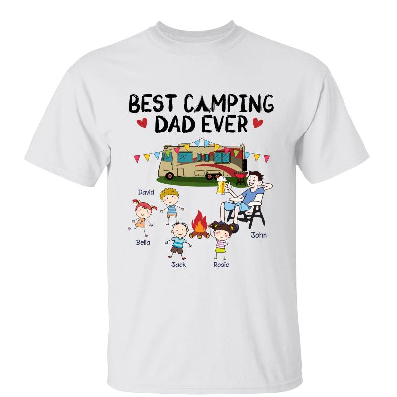 Best Camping Dad Stick Personalized Shirt