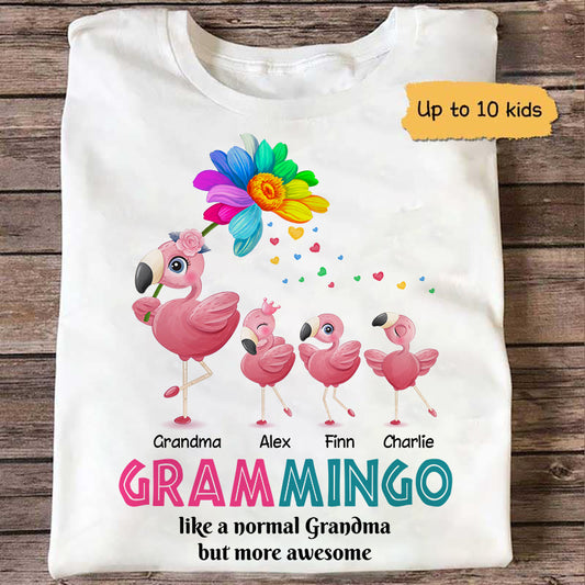 Grammingo Grandma More Awesome Personalized Shirt