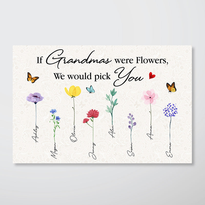 We Would Pick You Grandma Mother‘s Day Gift Personalized Poster