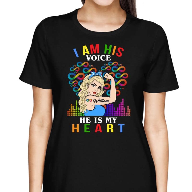 He Is My Heart Autism Personalized Shirt
