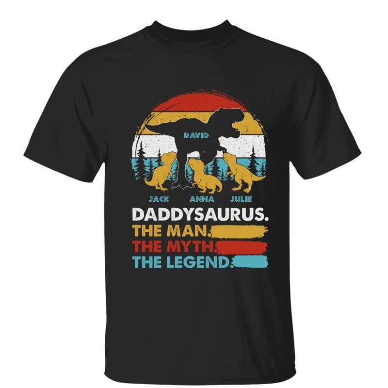 Papasaurus The Legend Personalized Shirt
