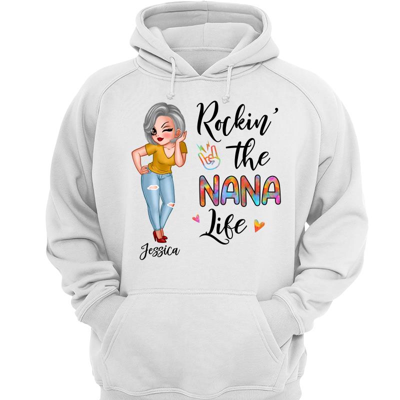 Rockin‘ Mom Grandma Life Sassy Girl Personalized Shirt