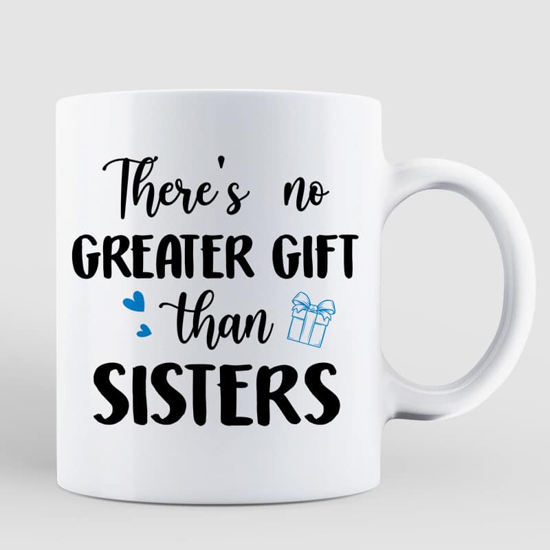 No Greater Gift Cool Doll Gift For Besties Personalized Coffee Mug