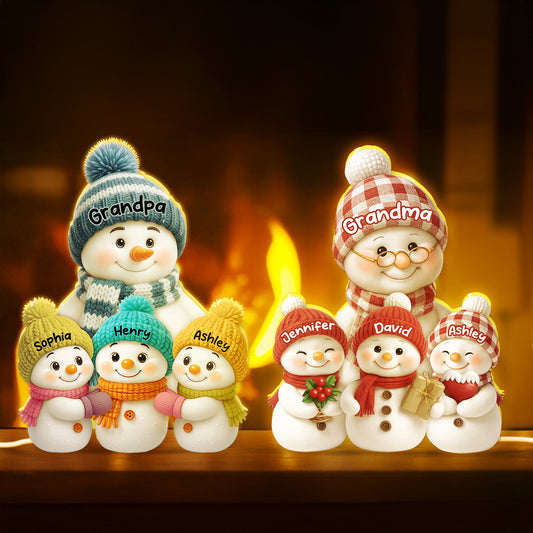 Eternal Glow – Custom Night Light | Heartfelt Christmas Gift for for Grandma, Mom, Family, Couple