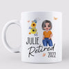 Wise Woman Out Of Here Retirement Gift Personalized Mug