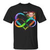 Love Someone With Autism Infinity Heart Personalized Shirt