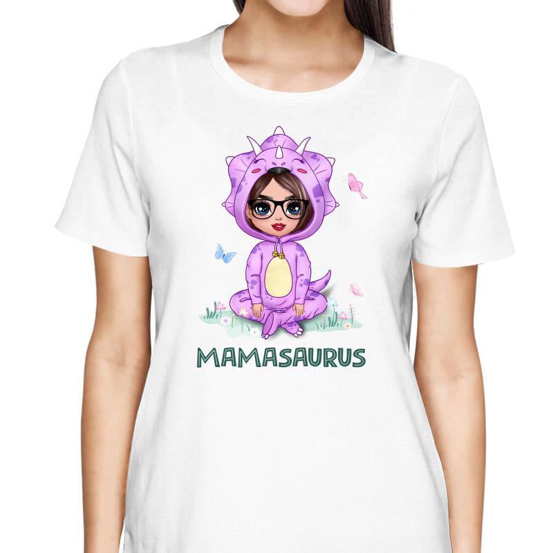 Mother Son Daughter Matching Dinosaur Personalized Shirt [SOLD INDIVIDUALLY]