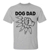 Dog Dad Simple Hand And Paws Personalized Shirt