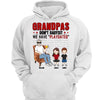 Dad Grandpa Don‘t Babysit Personalized Hoodie Sweatshirt