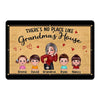 No Place Like Grandma House Doll Kids Personalized Doormat