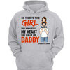 Little Boy Girl Stole My Heart Shoulder Ride Gift For Dad Grandpa Personalized Hoodie Sweatshirt