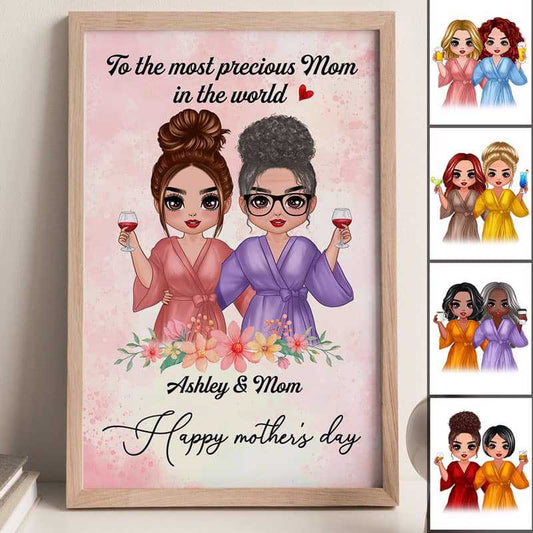Most Precious Mom Mother‘s Day Gift Personalized Poster