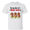 Grandma Grandpa Bear Hugs Personalized Shirt
