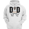 Dad Established Father‘s Day Gift Personalized Hoodie Sweatshirt