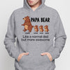 Dad Grandpa Bear And Kids Personalized Hoodie Sweatshirt