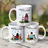 Dog Mom With Sitting Dogs Forever In My Heart Pet Memorial Personalized Mug