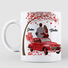 Couple Valentine Car And Tree Gift For Him For Her Personalized Mug