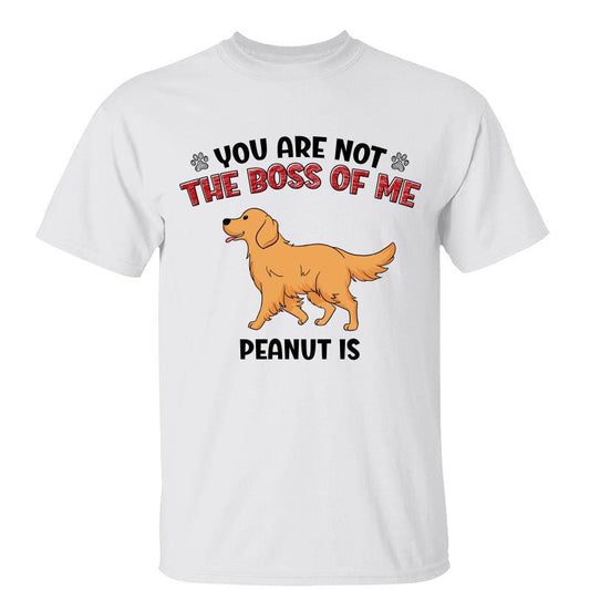 My Dog My Boss Walking Dog Personalized Shirt