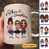 Doll Women Sitting Mother And Daughters Personalized Mug