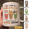 All I Need Coffee And Cats Catpuccino Personalized Mug