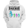 Dad Bod Bear And Kids Personalized Hoodie Sweatshirt