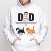 Dear Cat Dad Gift For Men Cat Lover Personalized Hoodie Sweatshirt
