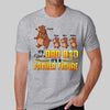 Dad Bod Bear And Kids Personalized Shirt