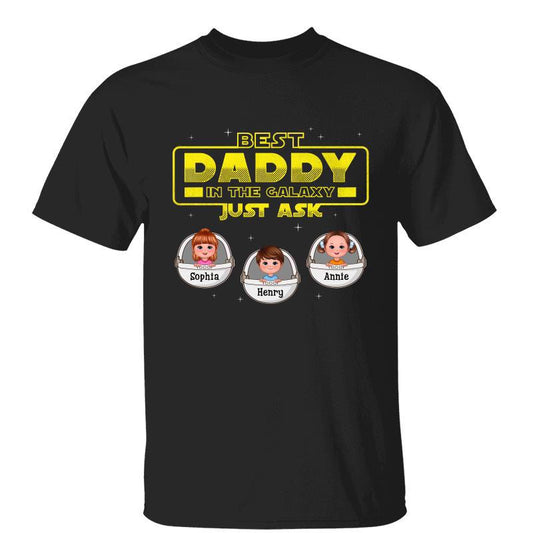 Best Dad Grandpa Uncle In the Galaxy Doll Kids Personalized Shirt
