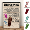 Thank You Step Dad Father‘s Day Gift Personalized Poster
