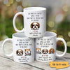 We Make Eye Contact Peeking Dogs Mother‘s Day Gift Dog Mom Personalized Mug