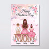 Beautiful Mom And Kids Personalized Vertical Poster