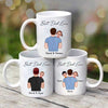 Dad Carrying Kids On Shoulder Father‘s Day Gift Personalized Mug