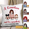 Grandma And Grandkids Beautiful Thing Personalized Pillow