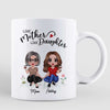 Doll Women Sitting Mother And Daughters Personalized Mug