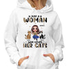 Half Leopard Just A Doll Woman Girl Who Loves Cats Personalized Hoodie Sweatshirt