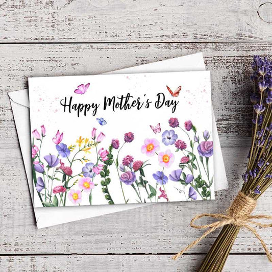 Floral Happy Mother?s Day Mom Grandma Cards