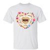 Grandma Heart Pieces Personalized Shirt