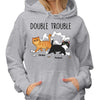 Walking Cat Double Trouble Toilet Paper Personalized Hoodie Sweatshirt