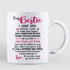 To My Bestie Sassy Girls Best Friend Gift Personalized Mug