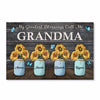 My Greatest Blessings Call Me Grandma Sunflower Vases Personalized Horizontal Poster